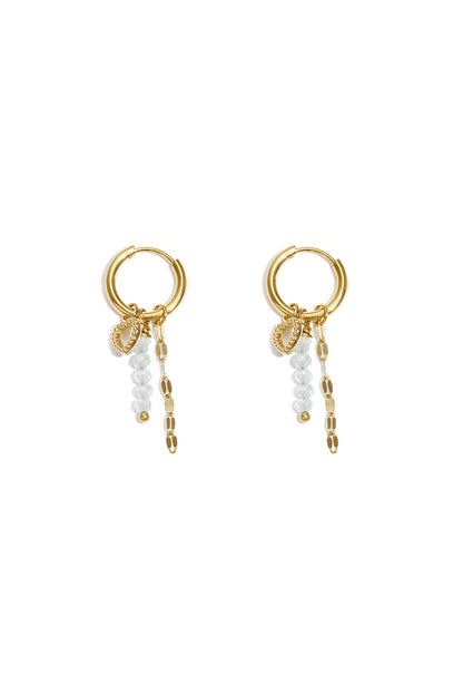 Love on top charm earrings