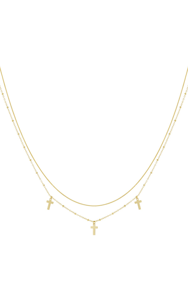   Layered Necklaces Cross Casual Daily Simple Series Women's jewelry