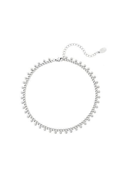 stainless steel anklet dots 