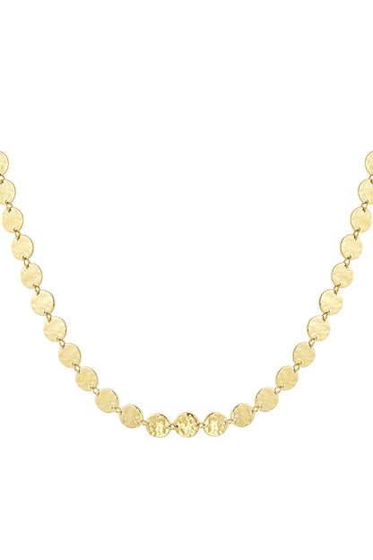round vintage necklace