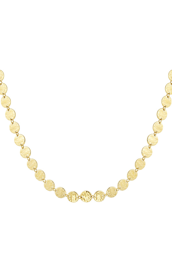 round vintage necklace
