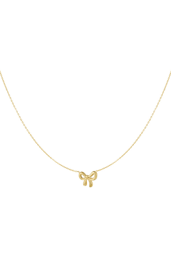 Delicate Bow Necklace
