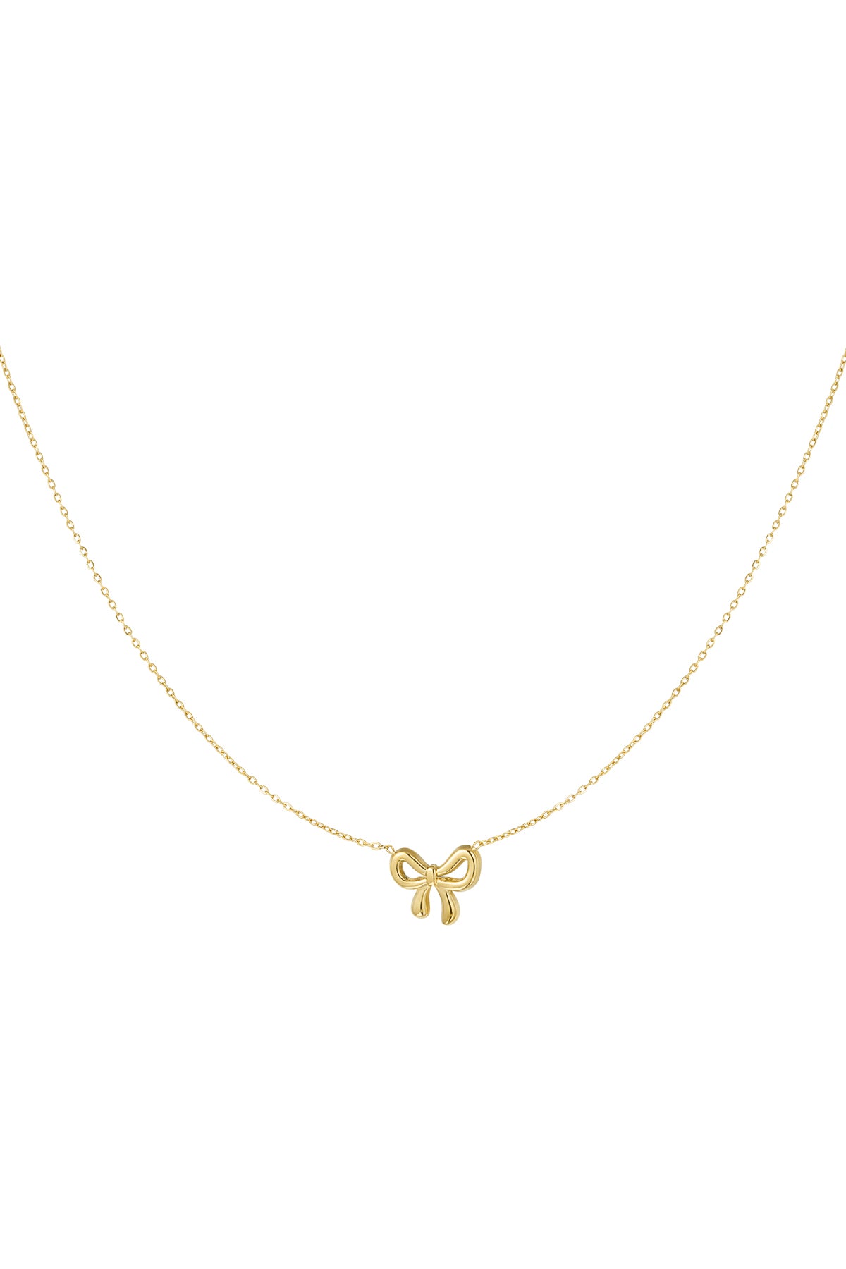 Delicate Bow Necklace