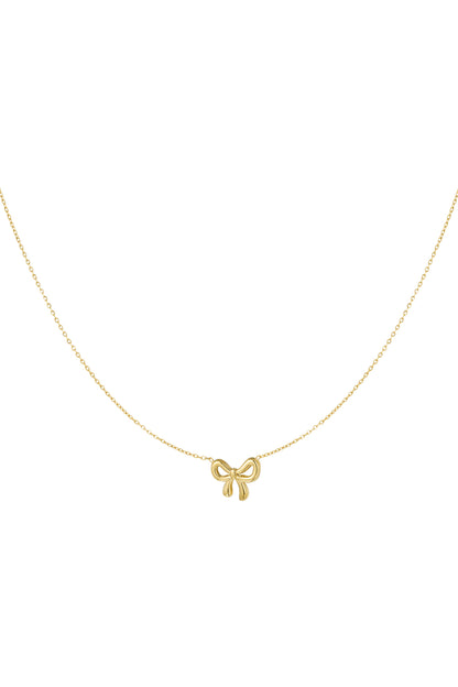 Delicate Bow Necklace