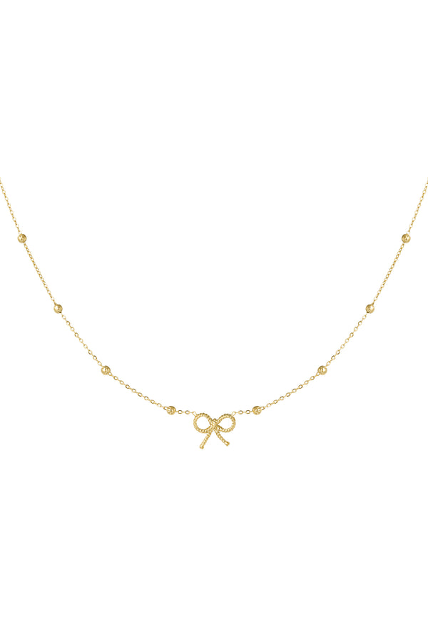 necklace bow basic