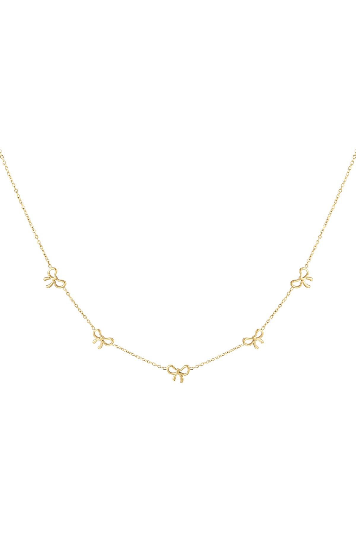 charming bows necklace