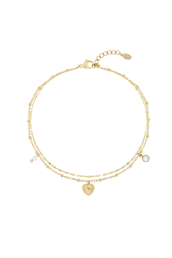 love love love ankle bracelet