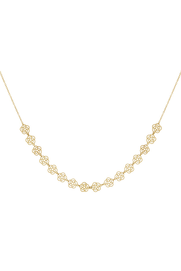 Flower love Necklace