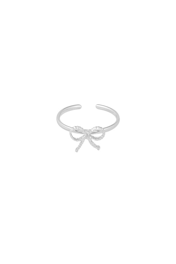 Ring bow basic - Silver Color color