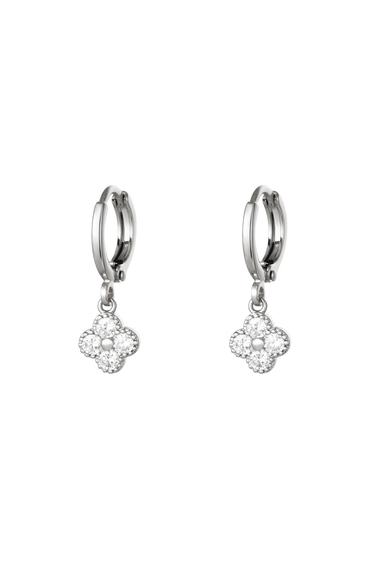 Four Leaf Glow Earrings