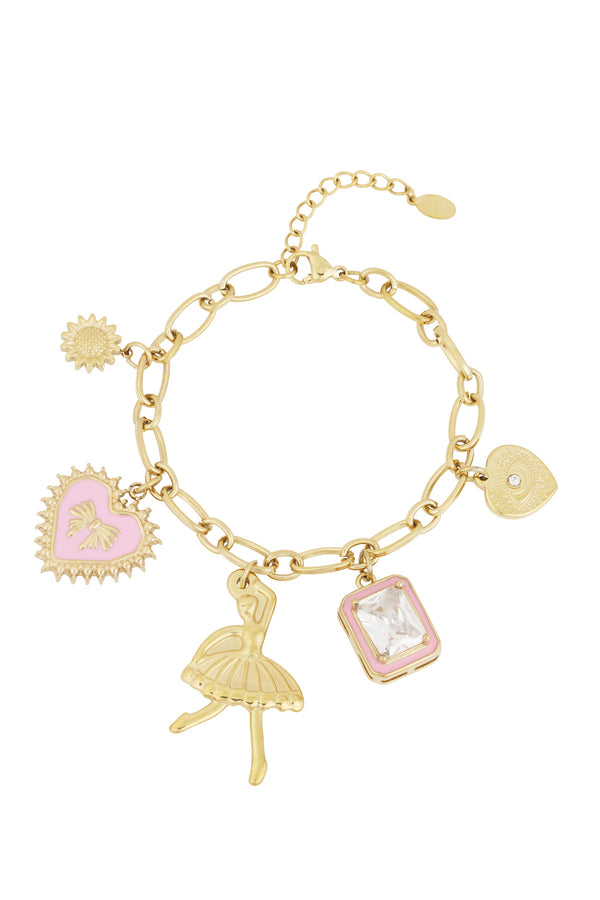 charm bracelet colorful dancer