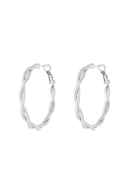 Twisted Hoop Earrings
