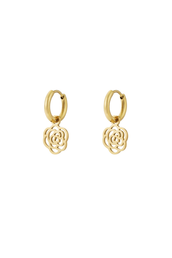 Roses earrings