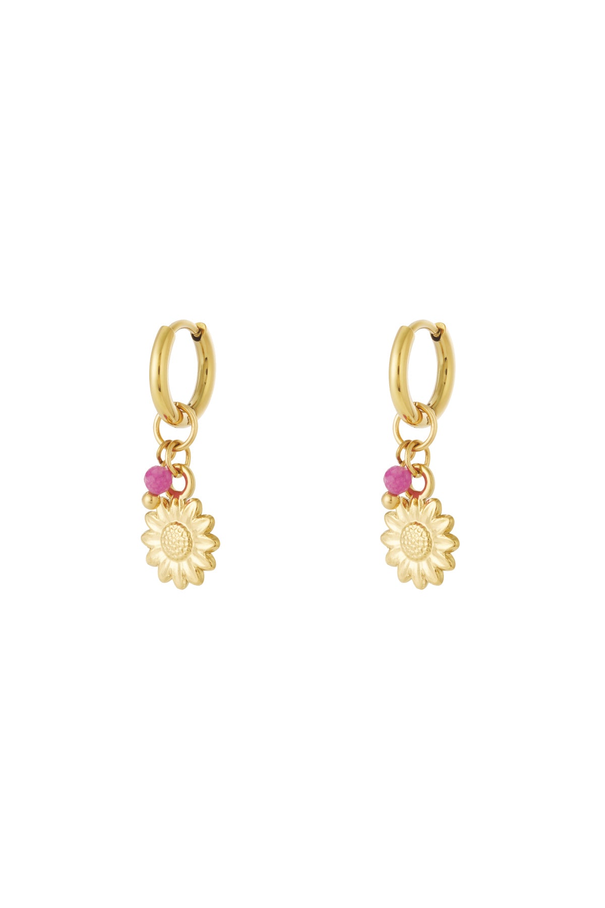 Pink Petal Earrings