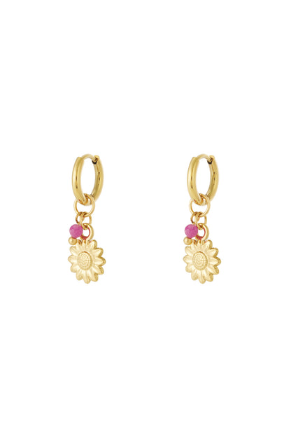 Pink Petal Earrings