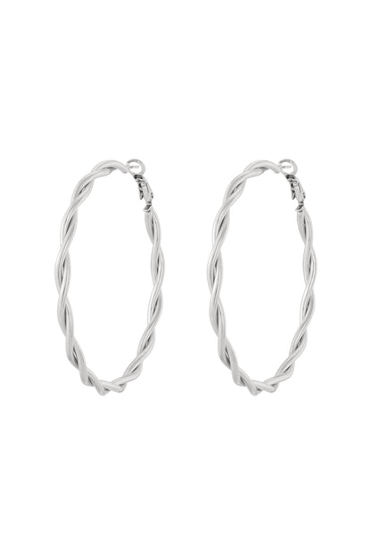 Twisted Hoop Earrings