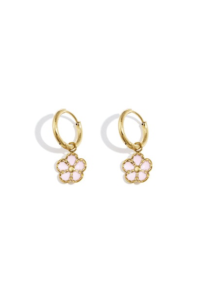 earrings flower cuteness