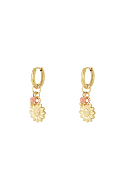 Pink Petal Earrings