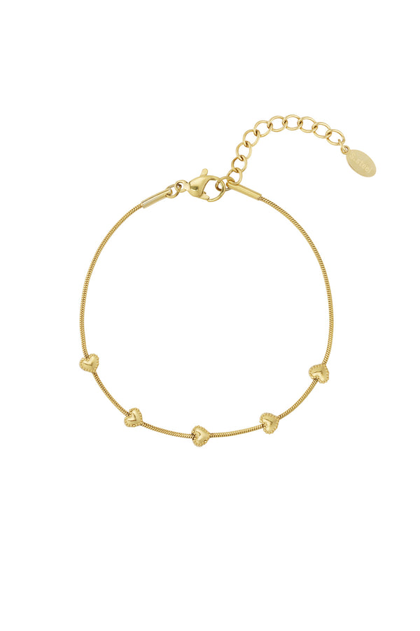 Heart row Bracelet