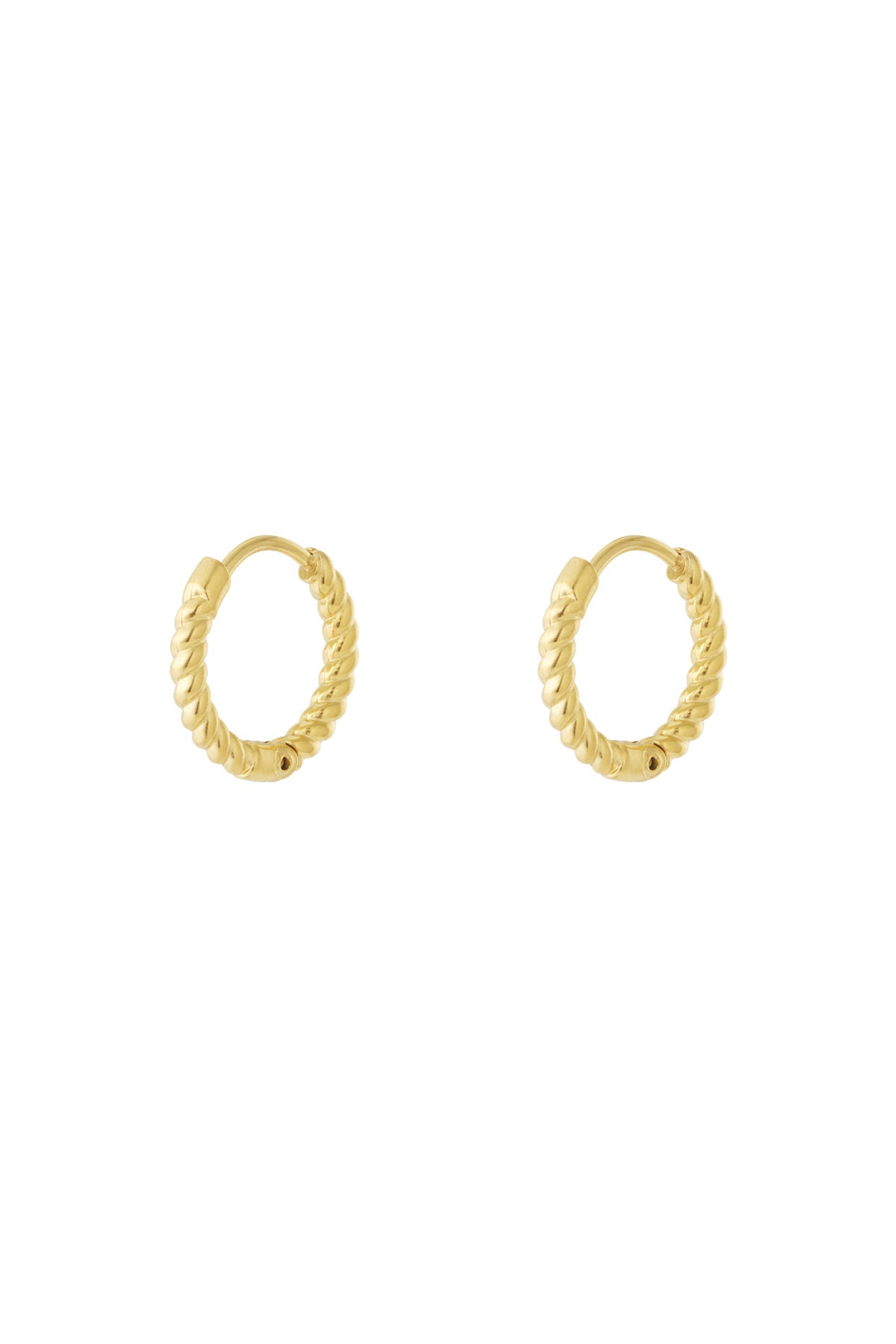 Timeless twist earrings - Silver Color color