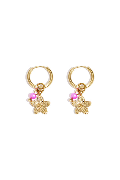 pearl blossom earrings